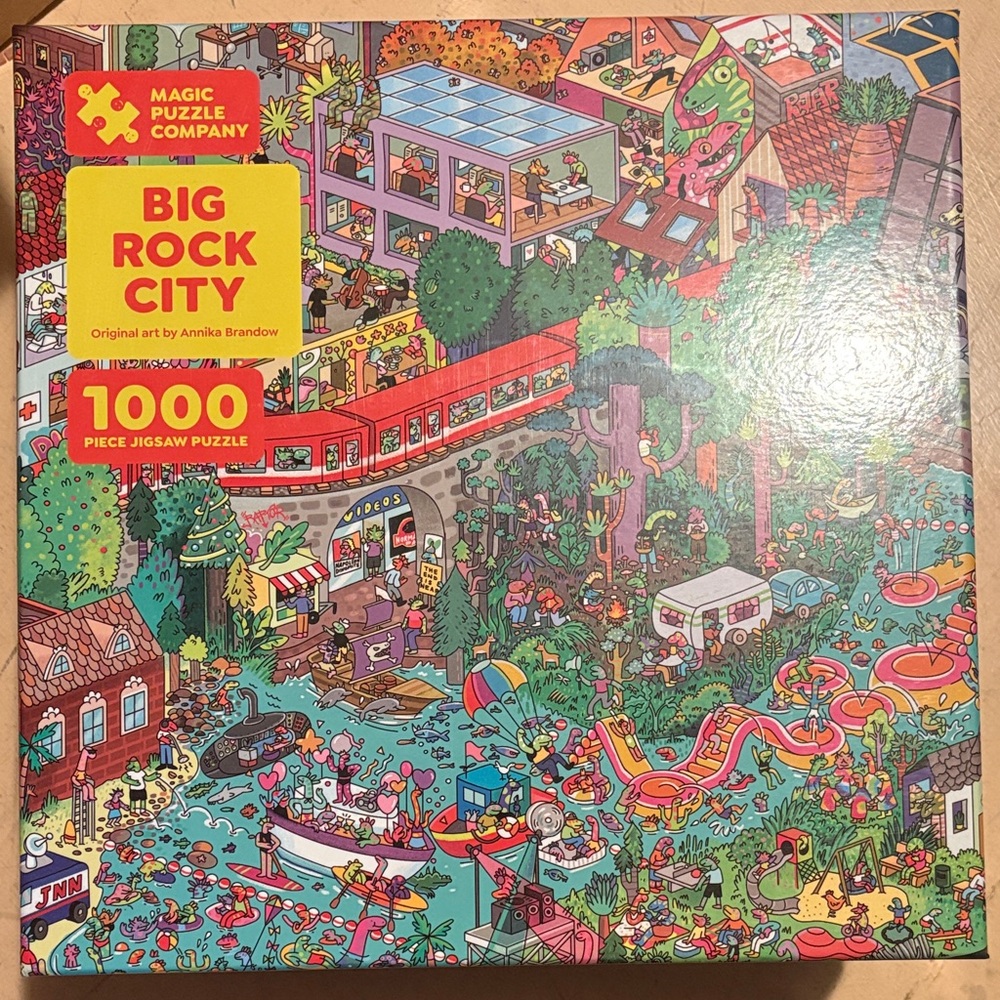 Big Rock City Jigsaw Puzzle
